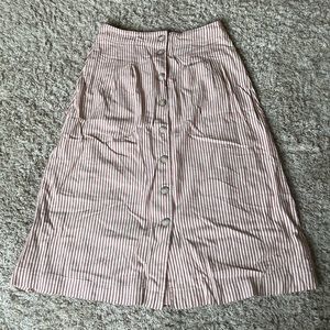 Madewell midi skirt